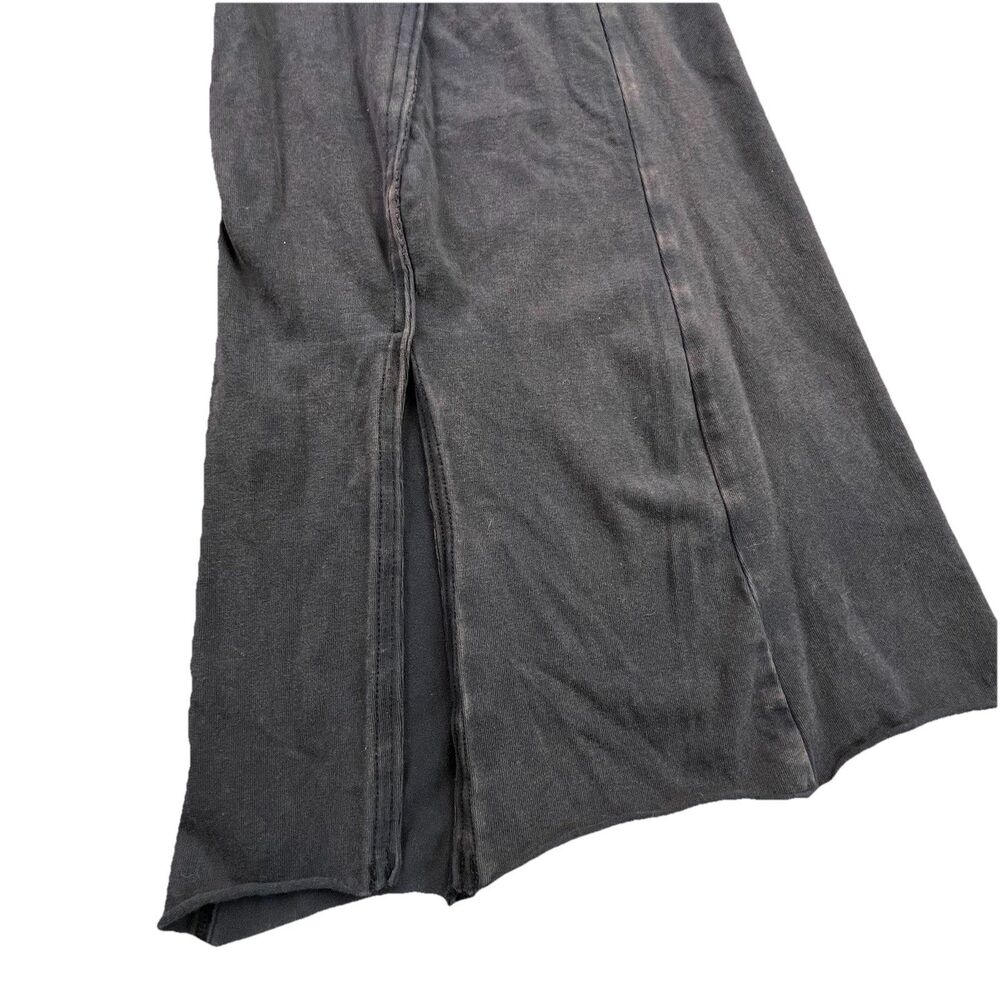 FP Free People Movement Flare Leggings Medium Gray Slit Leg Stretch - Picture 2 of 12